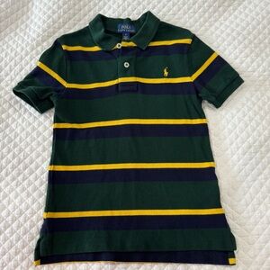 Polo Ralph Lauren Boys Classic Fit Striped pique 
Polo Shirt Sz 5